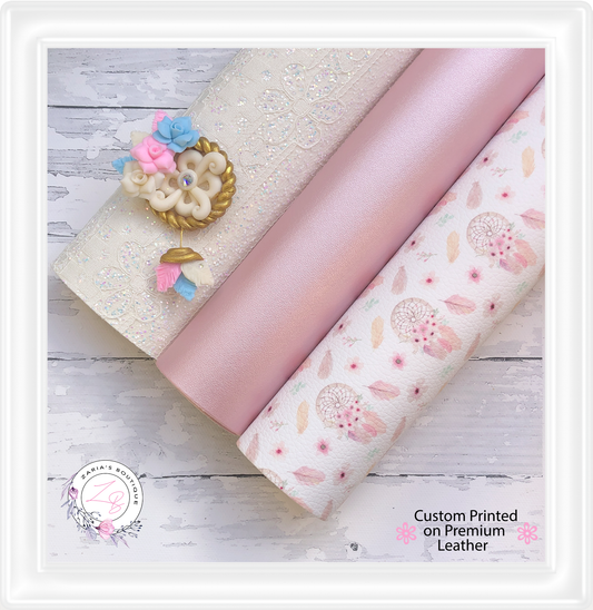⋅ Sweet Dreams ⋅ Includes Clay⋅ Premium Vegan Faux Leather  &  Glitter Bundle ⋅