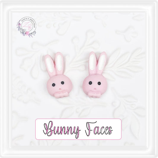 ⋅ Pink Rabbit Easter Resin Embellishment x 2 pieces ⋅
