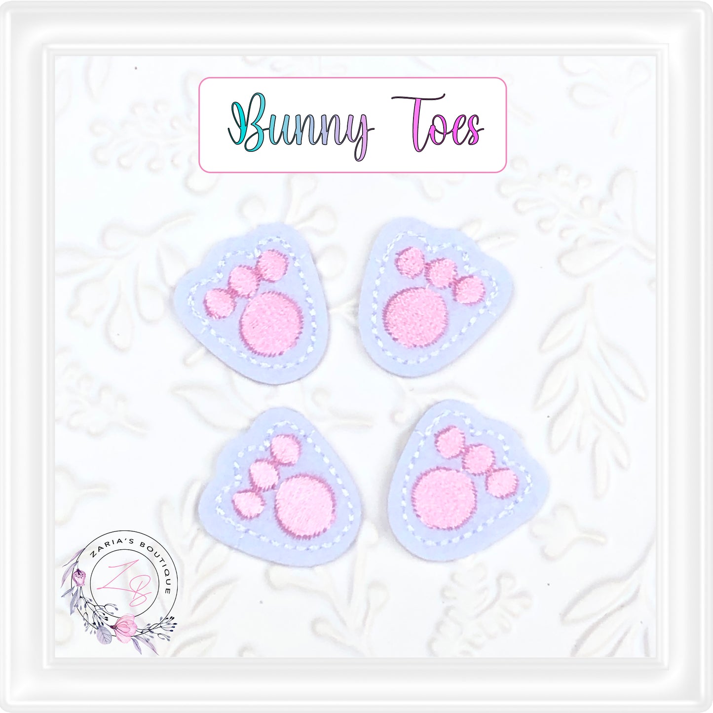 ⋅ Pink Bunny Toes ⋅ Add to Bows & Hair Clips ⋅ 5 Pairs ⋅