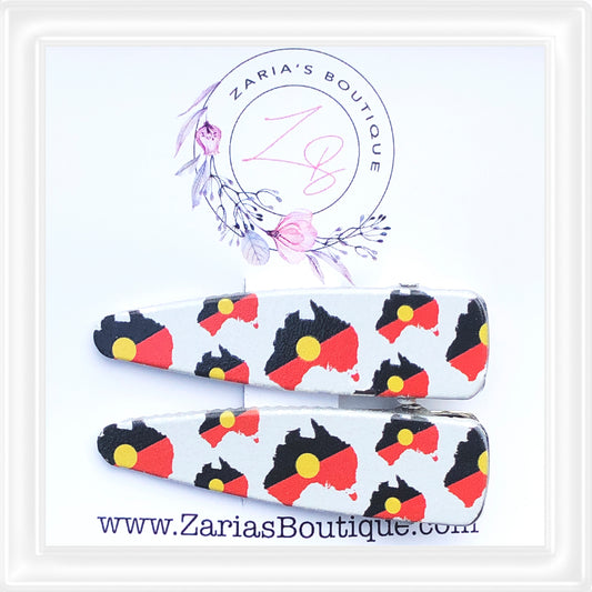 ⋅ EXCLUSIVE ⋅ First Nation Flag Maps ⋅ Premium Hair Clips ⋅