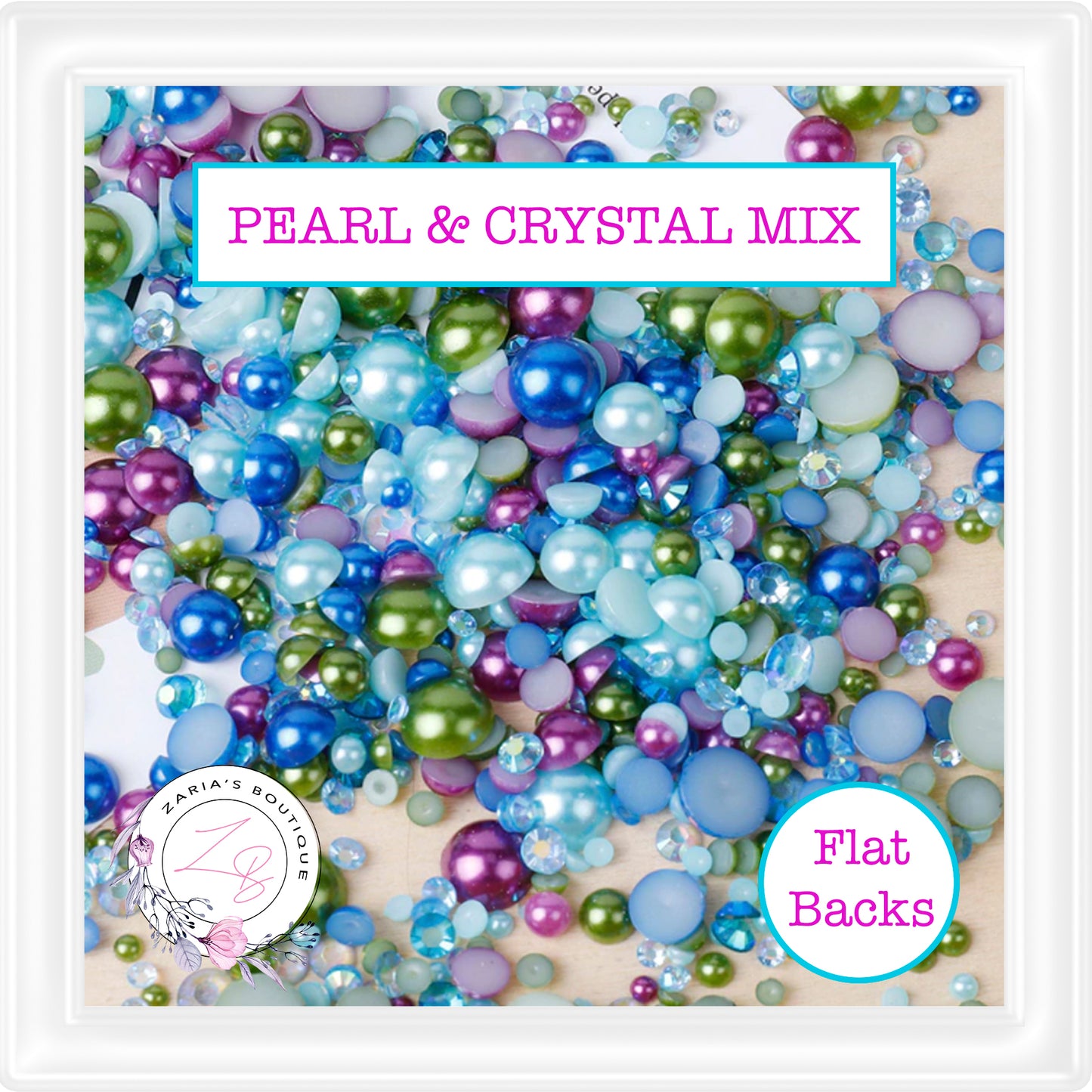 ⋅ Flatback Pearl & Crystal Mix ⋅ Bow & Tiara Embellishments ⋅