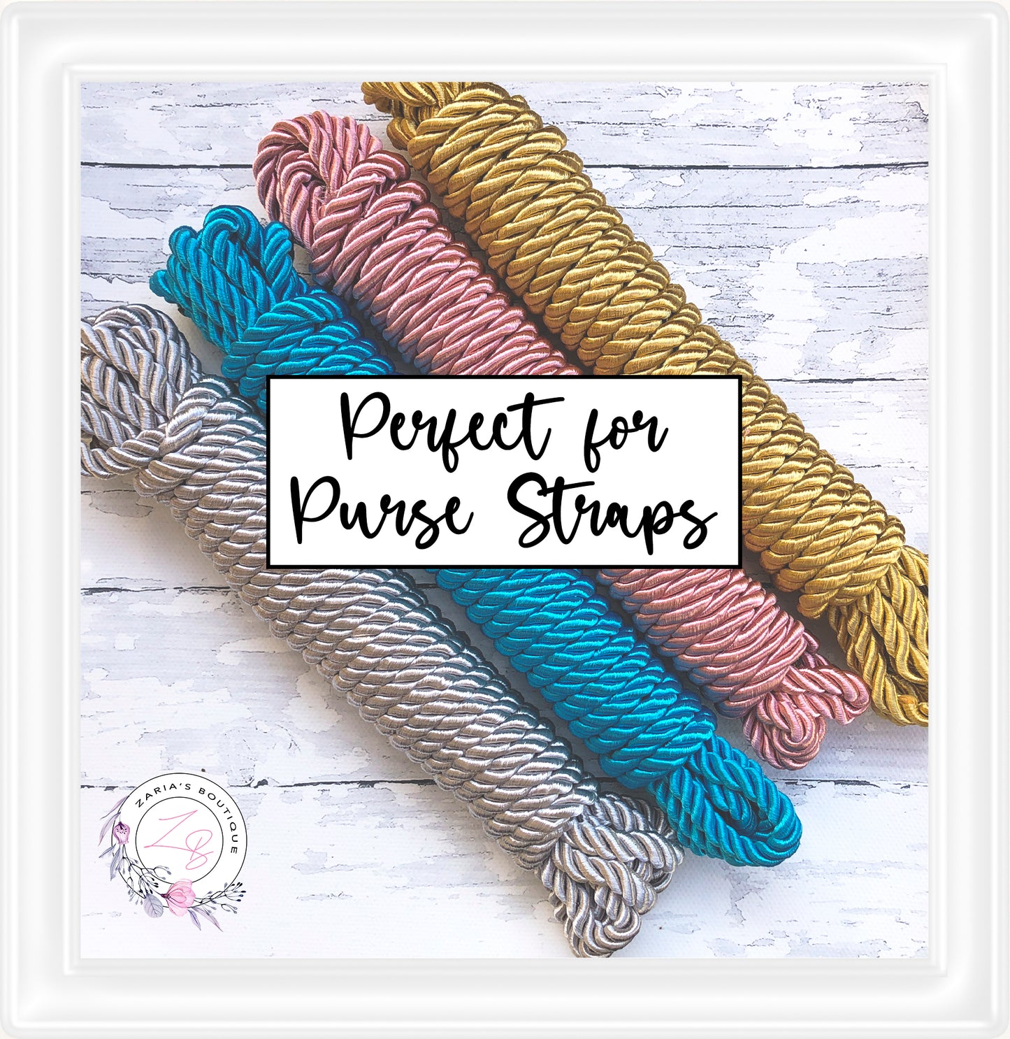 ⋅ Twisted Rope ⋅ 4 Colours ⋅ per Metre – Zaria's Boutique