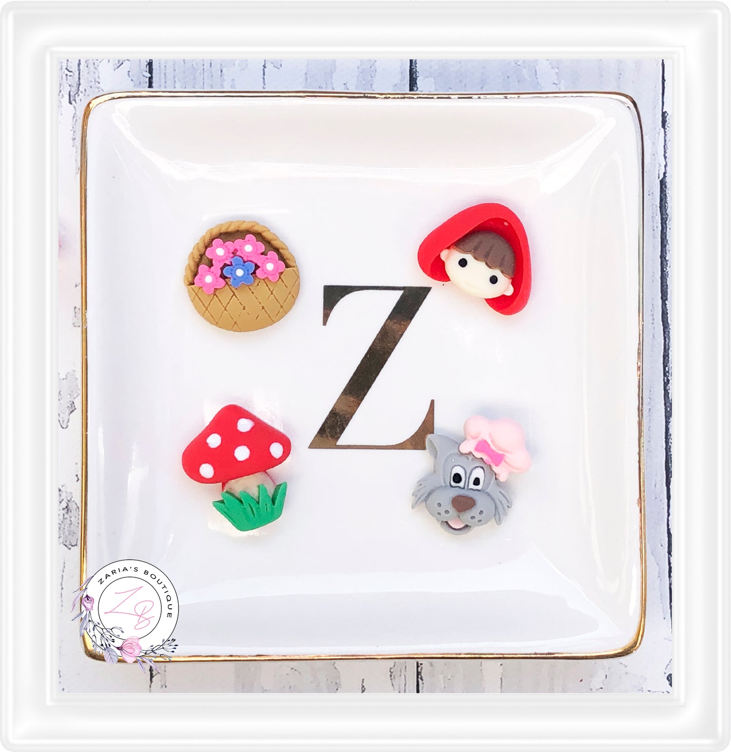 ⋅ Fairytale ⋅ Flatback Resin Cabochon Embellishments ⋅ Little Red Riding Hood  ⋅