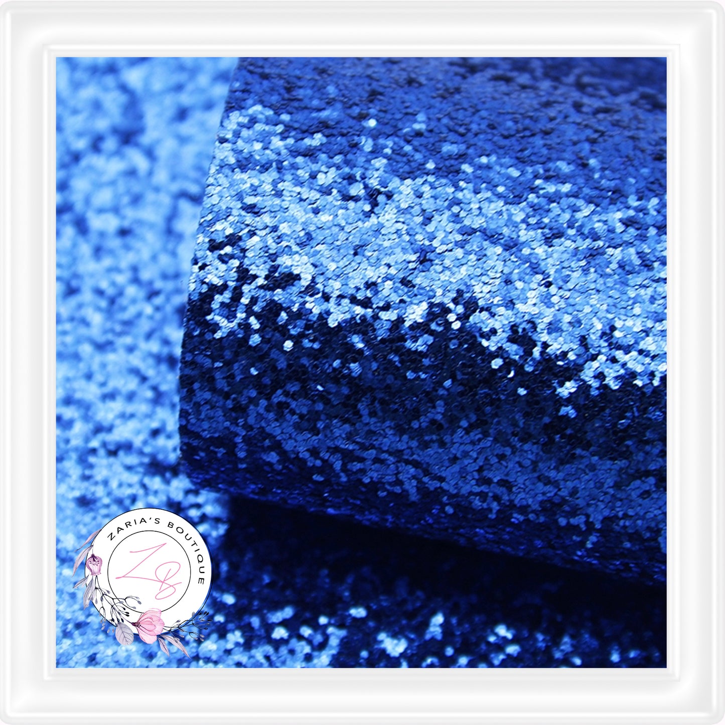 ⋅ Royal Blue ⋅ Medium Glitter Craft Fabric Sheets ⋅
