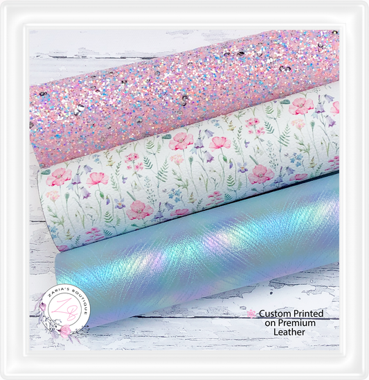 ⋅ Cottage Garden Bundle ⋅ Premium Custom Vegan Faux Leather Glitter