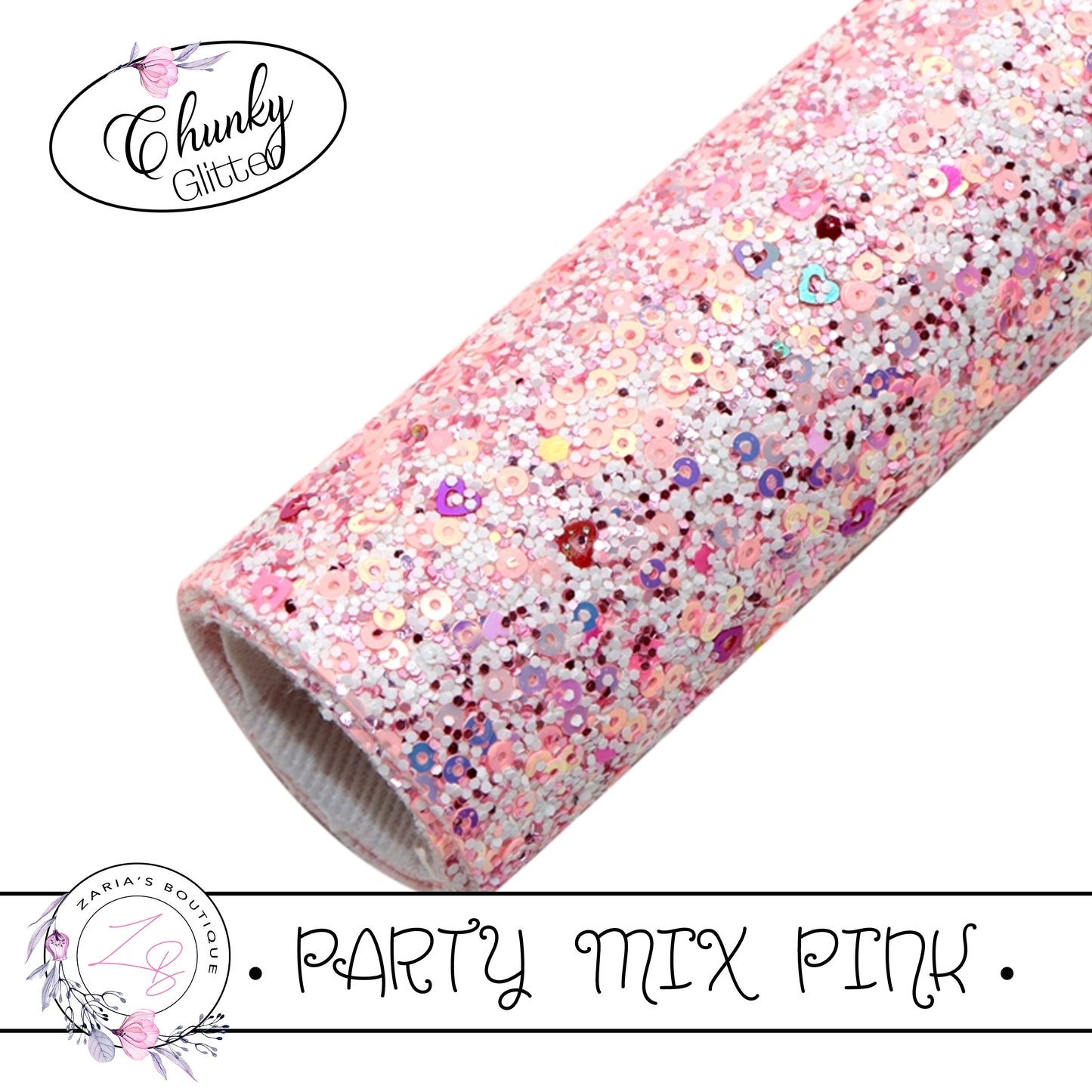 ⋅ Party Mix ⋅ Pink ⋅ Chunky Glitter ⋅