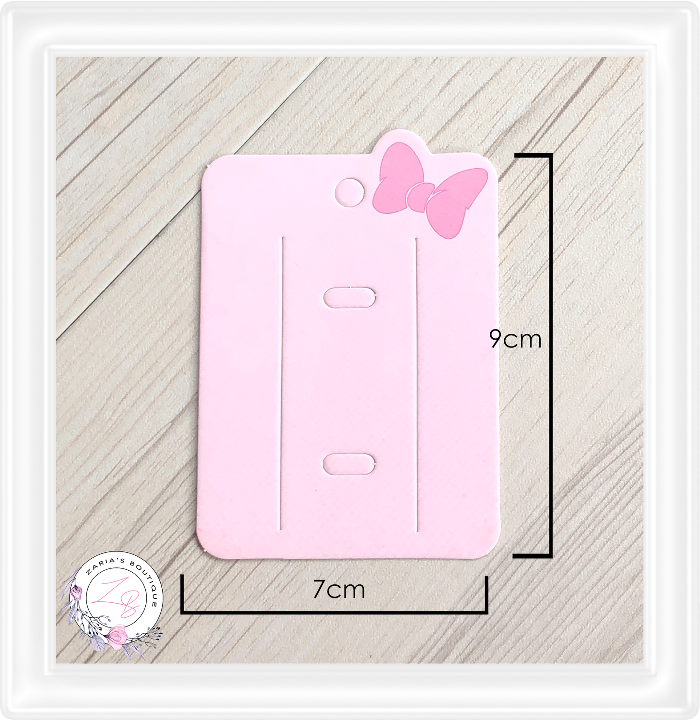⋅ Bow Clip & Jewellery Packaging ⋅ Pink ⋅ 10 or 50 pk