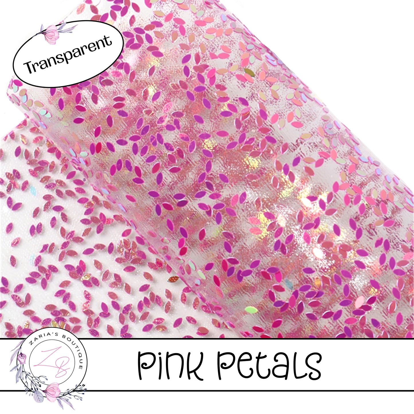 ⋅ Pink Petals ⋅ Transparent Confetti ⋅ Bow Making Craft Sheets ⋅