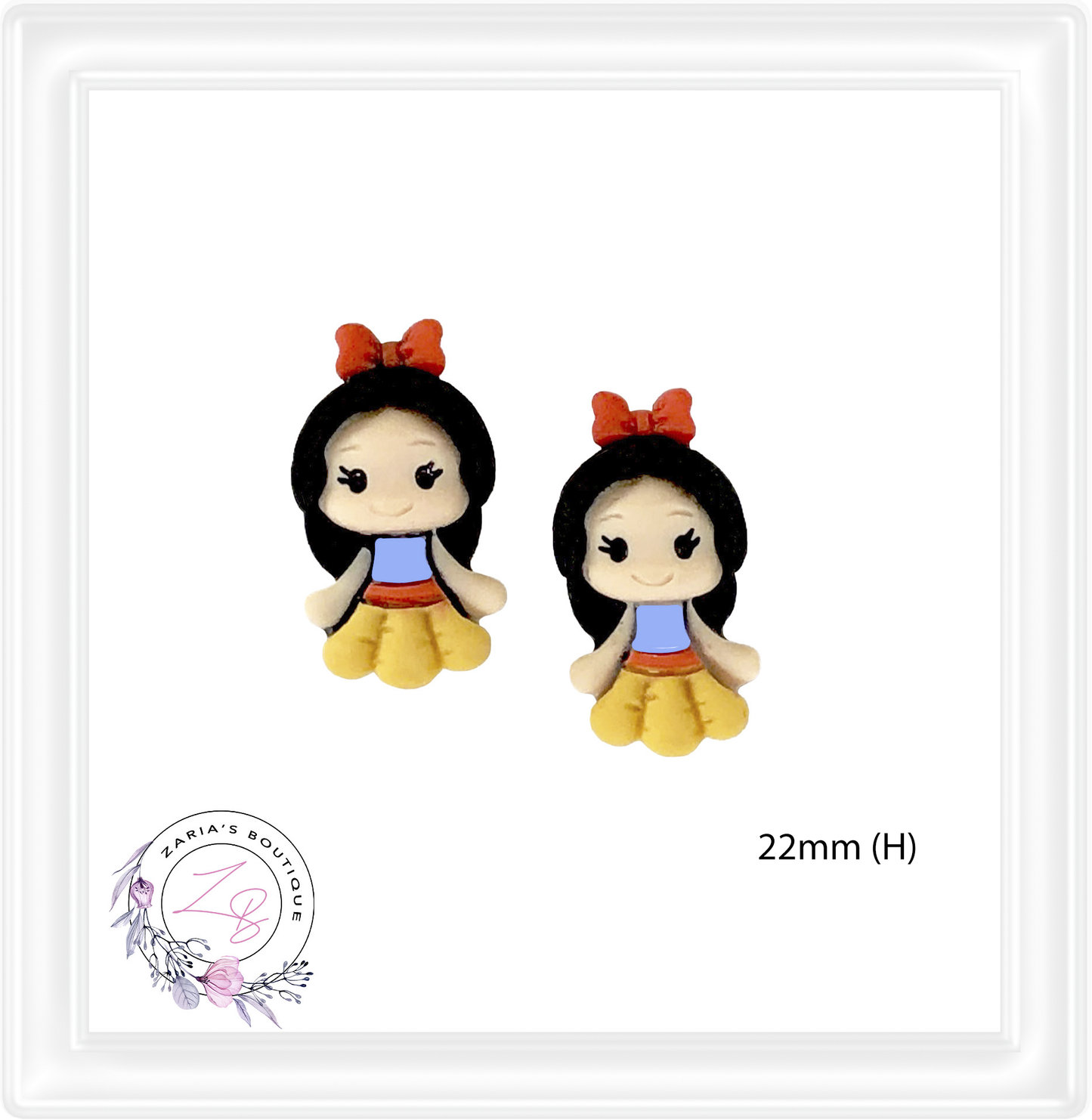 ⋅ Little Maids ⋅ Flatback Resin Bow Embellishments ⋅ 2 pieces