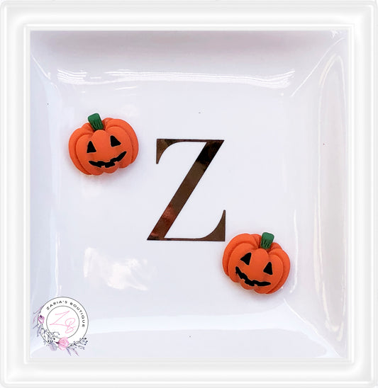 ⋅ Pumpkin Jack O Lanterns ⋅Halloween Flat Back Resin Embellishments ⋅