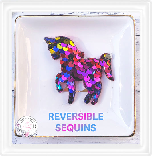 • Sequin Unicorns • Reversible Embellishments • Multicolour •