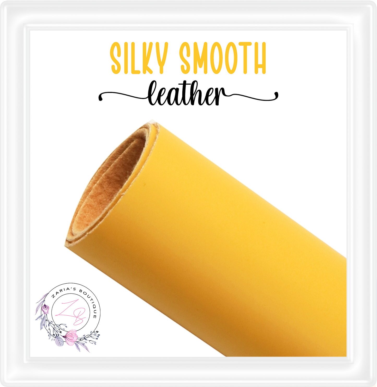 ⋅ Sunshine Yellow ⋅ Silky Smooth Premium Vegan Faux Leather ⋅ 0.90mm ⋅