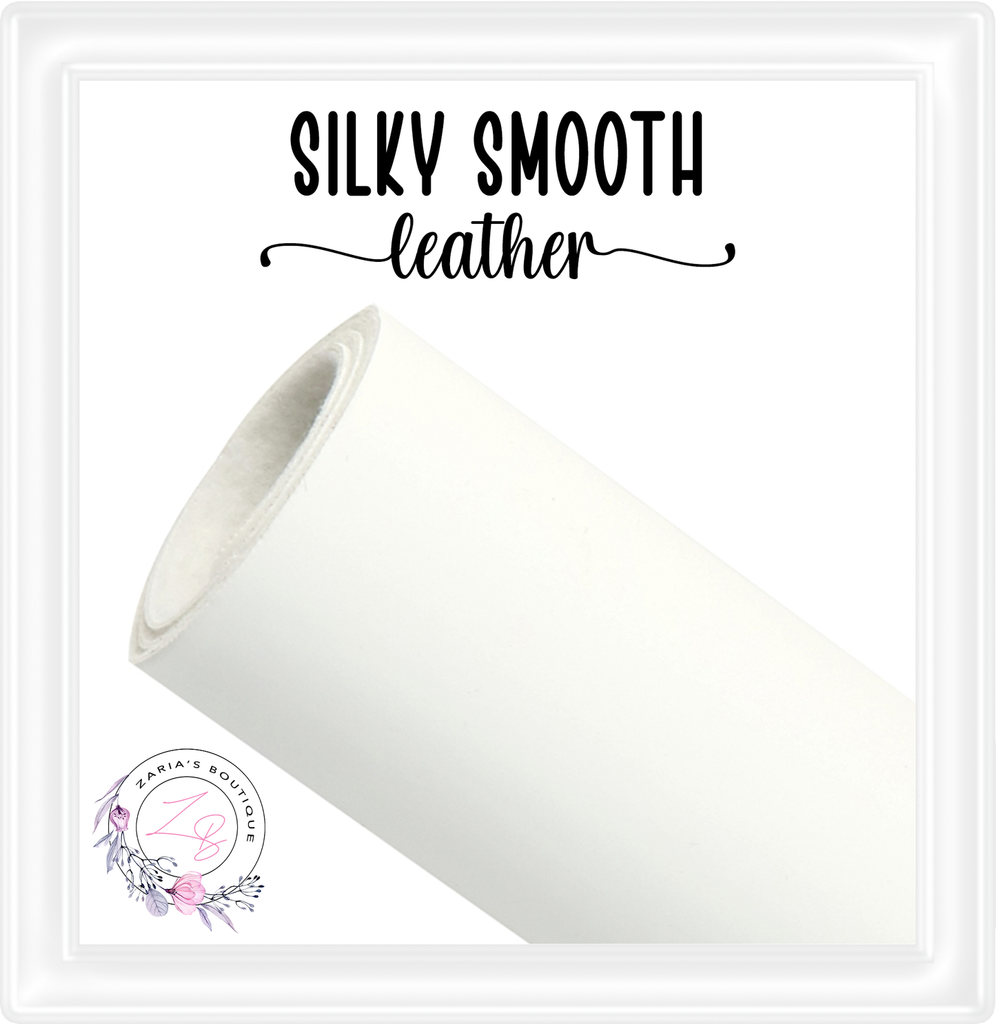 ⋅ Daisy White ⋅ Silky Smooth Premium Vegan Faux Leather ⋅ 0.90mm ⋅