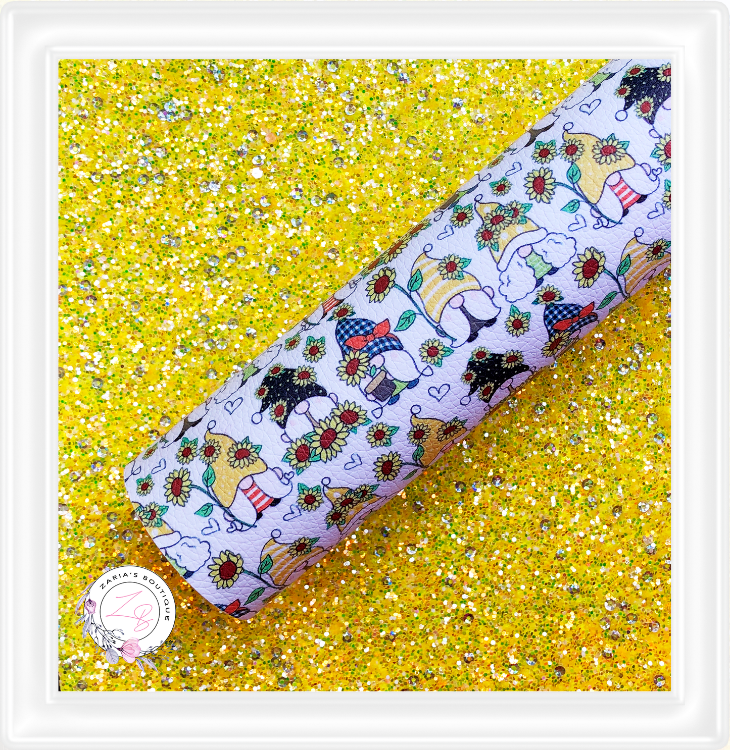 ⋅ Sunflower Gnomes ⋅ Vegan Faux Leather Sheets or Bundle ⋅