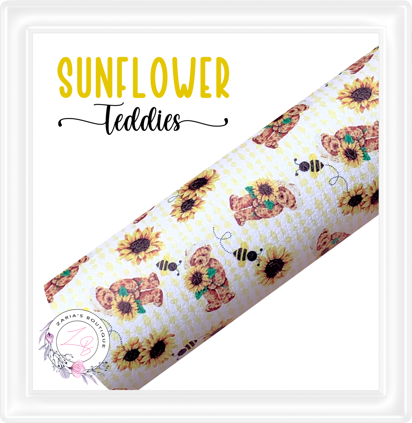 ⋅ Sunflower Embellishments ⋅ Transparent Gold Glitter Resin Flowers ⋅