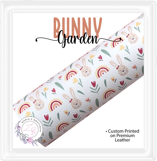 ⋅  Bunny Garden ⋅ Custom Premium Vegan Faux Leather