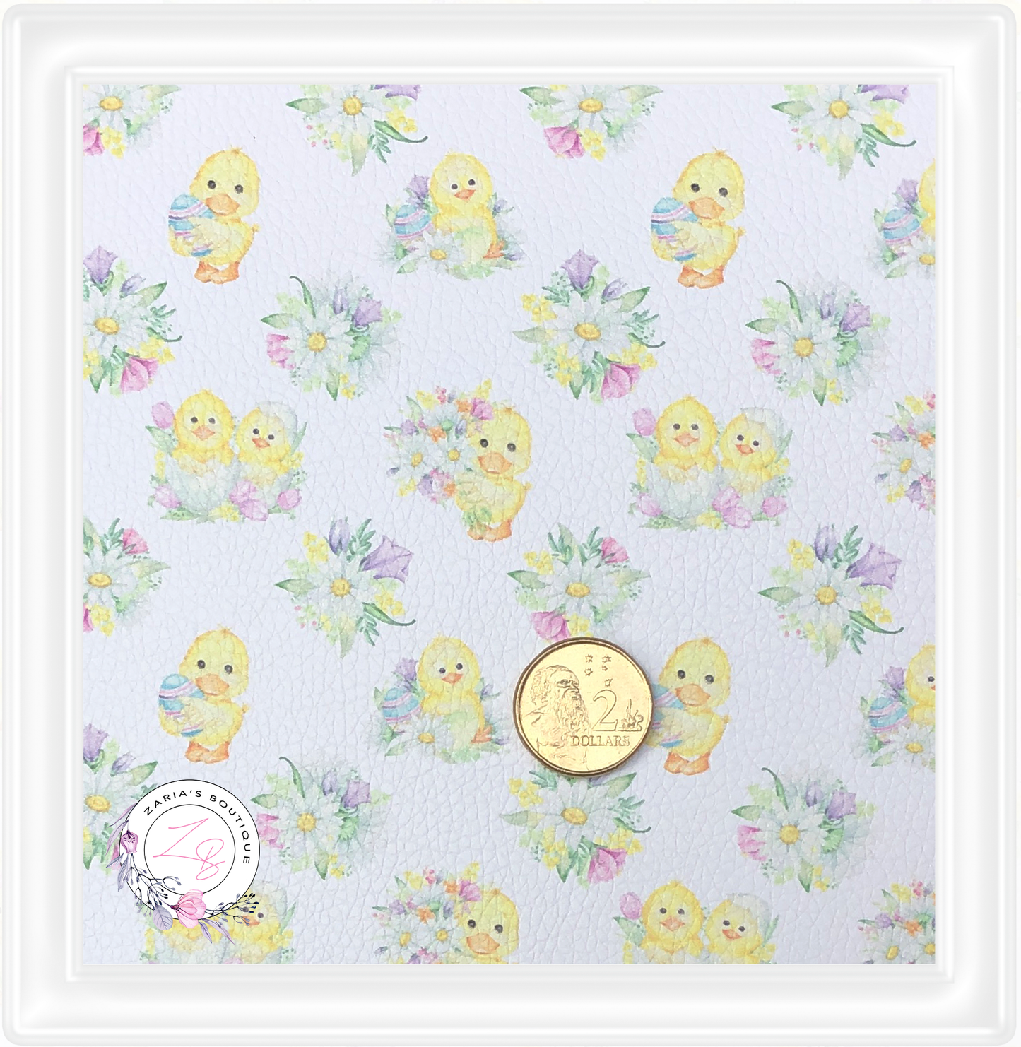 ⋅ Easter Chicks ⋅ Premium Custom Vegan Faux Leather