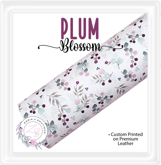 ⋅ Plum Blossom ⋅ Custom Premium Vegan Faux Leather ⋅