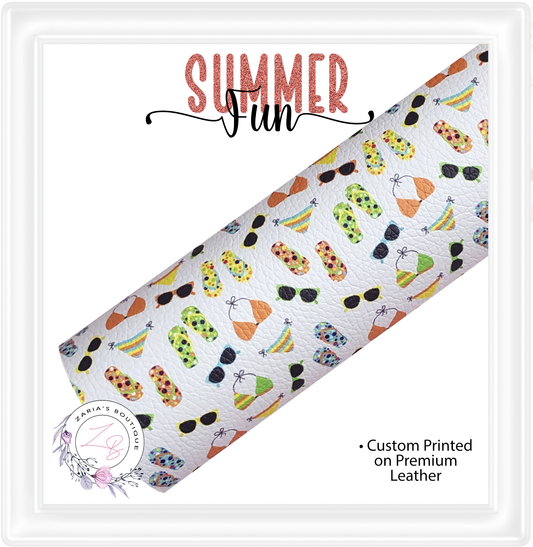 ⋅ Summer Fun ⋅ Premium Exclusive Vegan Faux Leather