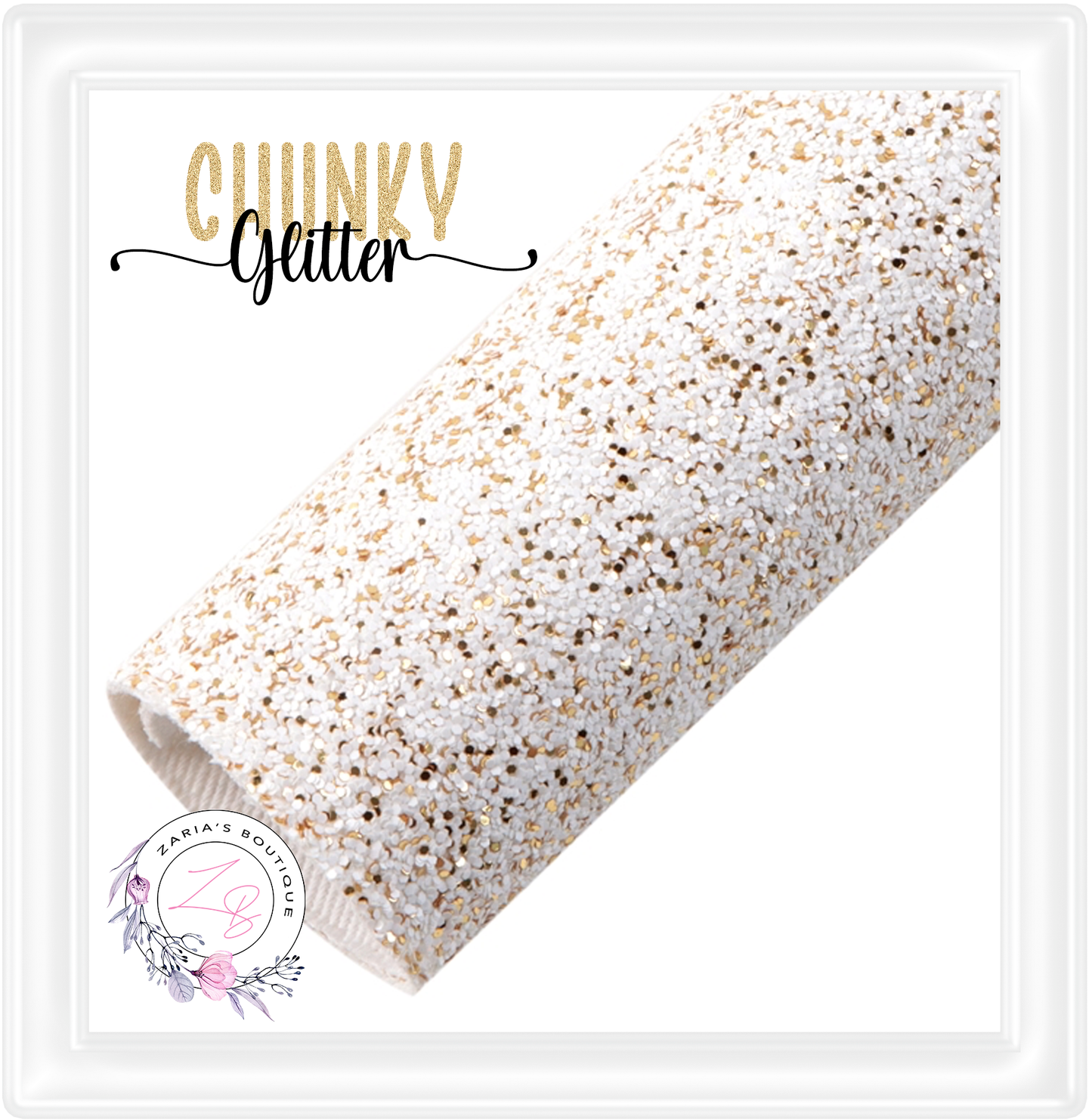 ⋅ Golden Sprinkles ⋅ Chunky Glitter Canvas ⋅