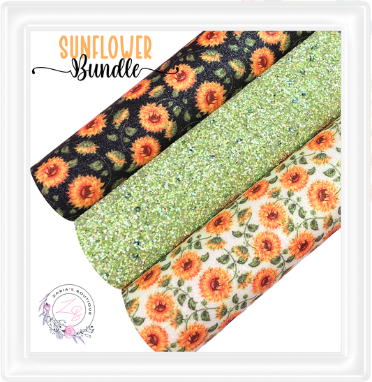 ⋅ Sunflower Glitter Bundle ⋅ Mix Match Create © ⋅