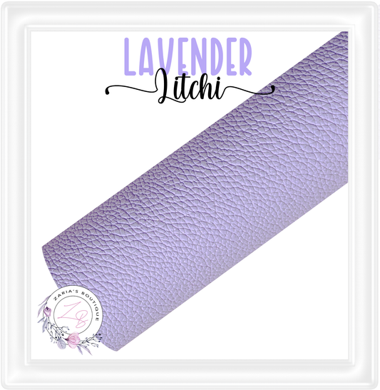 ⋅ Lavender Purple ⋅ Litchi ⋅ Vegan Faux Leather
