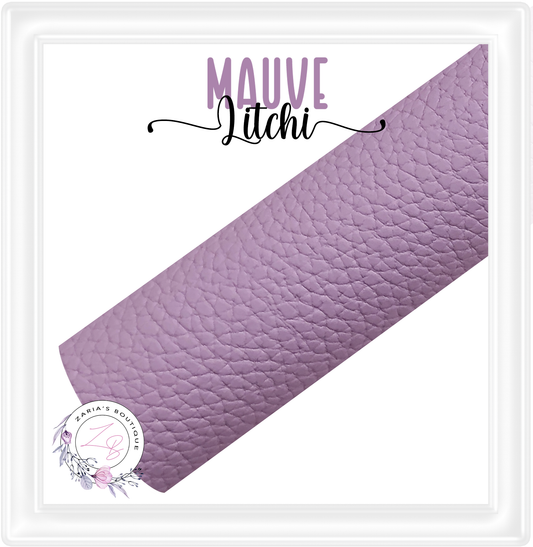 ⋅ Mauve Purple ⋅ Litchi ⋅ Vegan Faux Leather